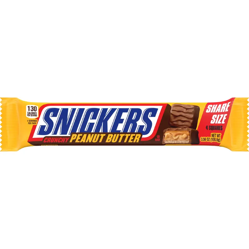 Snickers Crunchy Peanut Butter Share Size