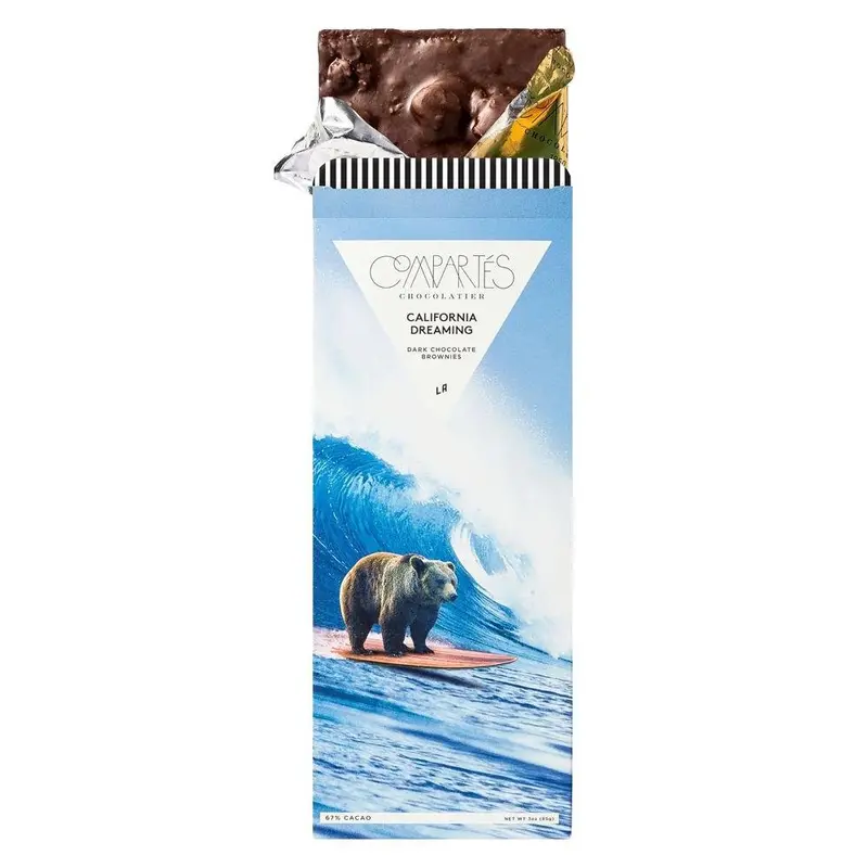 Compartes - 'California Dreaming' Dark Chocolate w/ Brownies (3OZ | 67%)