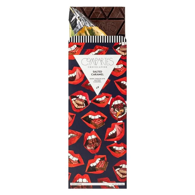Compartes - 'Salted Caramel' Dark Chocolate w/ Salted Caramel (3OZ | 73%)