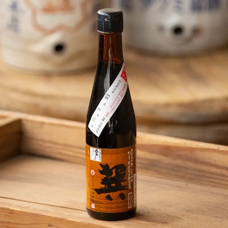 Naturally brewed round soy sauce, dark taste -   - 300ml
