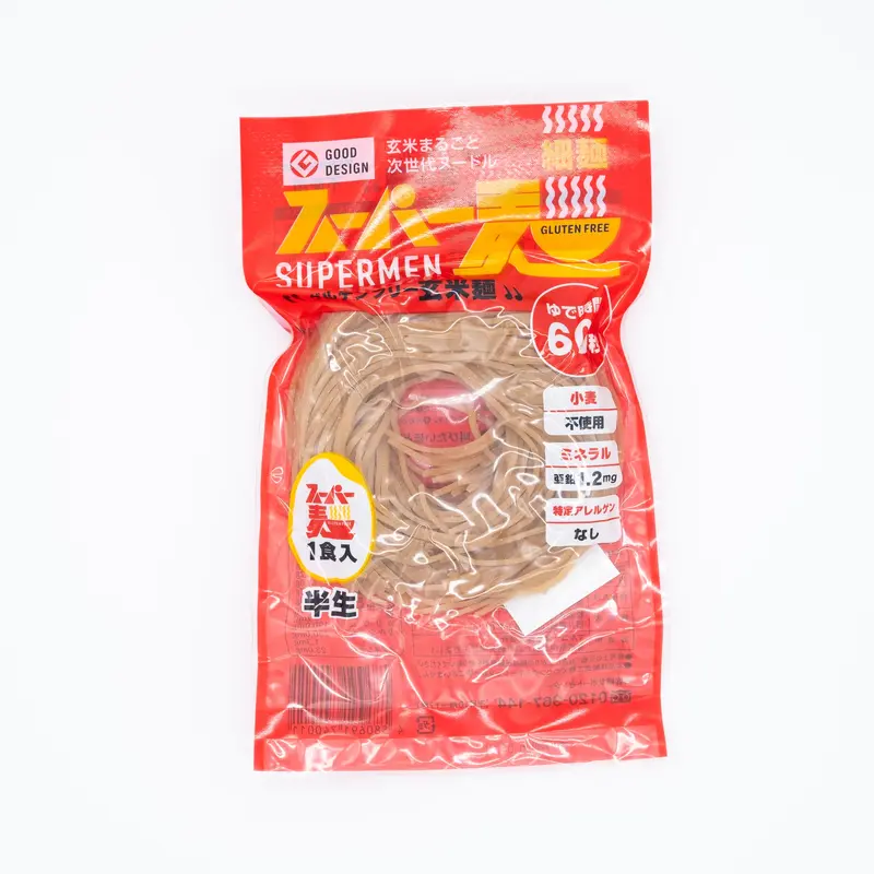 Brown rice Noodles 2mm thin -   - 100g