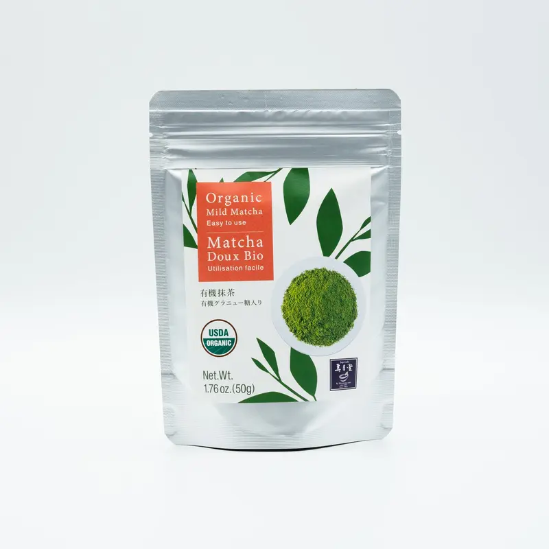 Organic Matcha Sweetened with Organic Sugar  -() - 50g