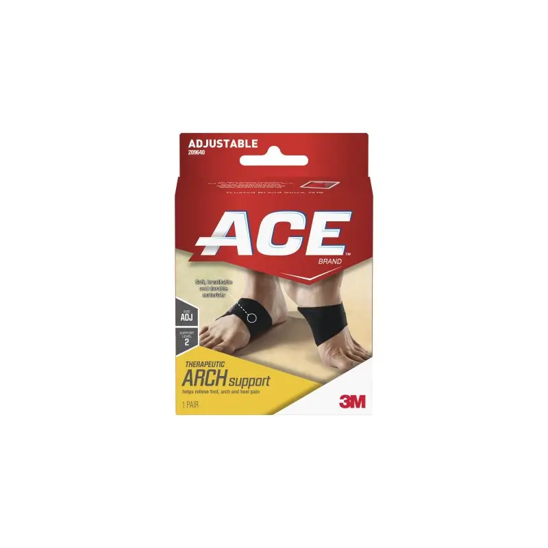 3M Ace Therapeutic Arch Support One Size Fits Most Black