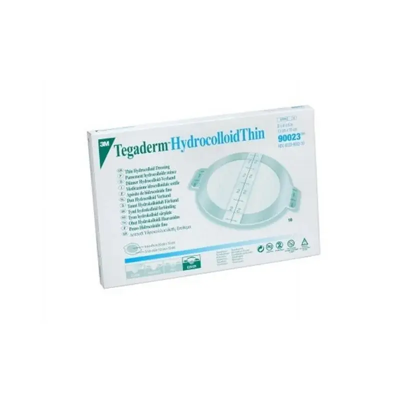 3M Tegaderm Hydrocolloid Thin Dressing, Sterile, 5-1/4" x 6" with 4" x 4-3/4" Pad