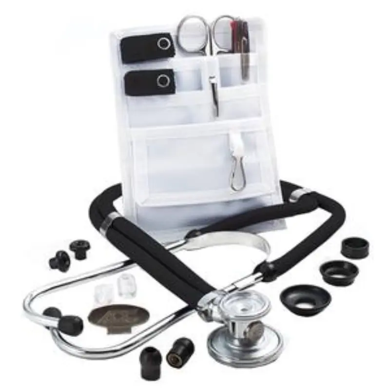 ADC Sprague-Rappaport Type Medical Stethoscope, with Accessory Pack, Black