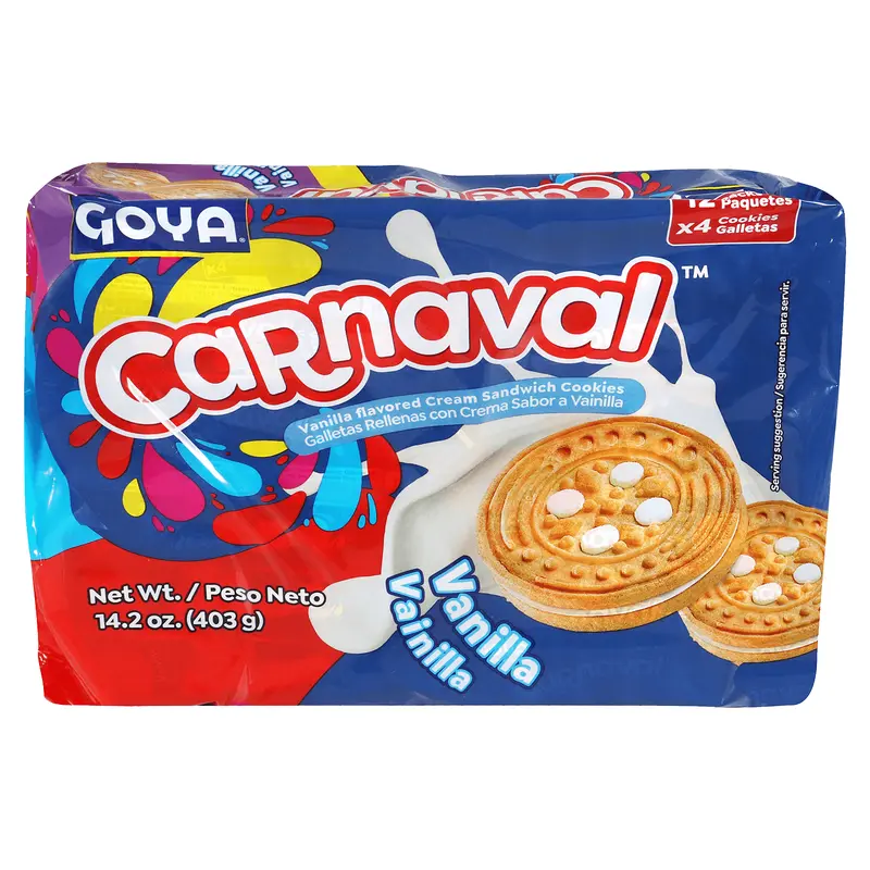 Carnaval Vanilla Cookies, 14.2 oz Bag