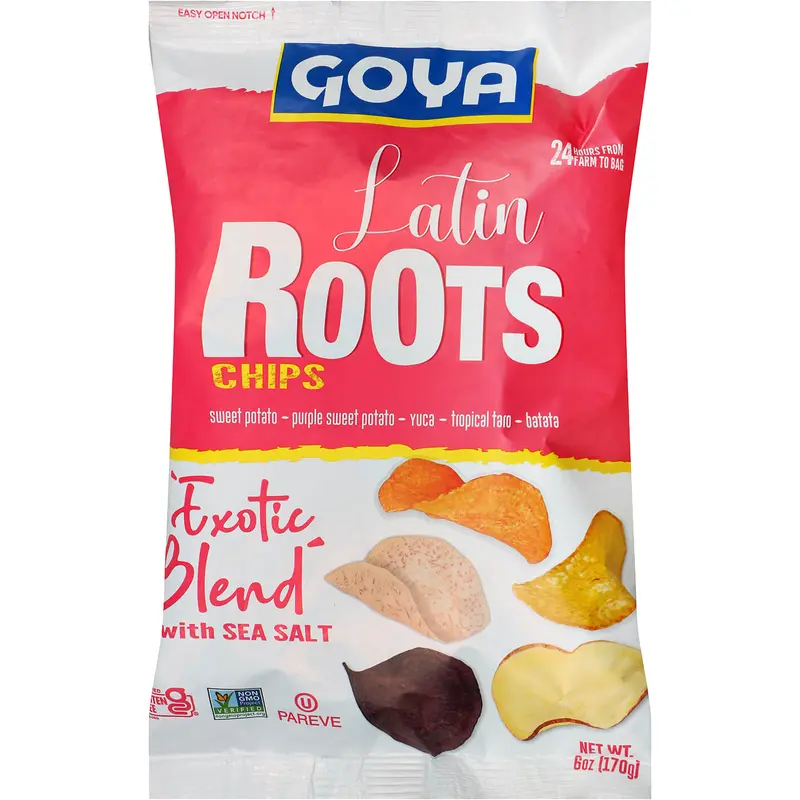 Latin Roots Chips Exotic Blend, 6 oz Bag