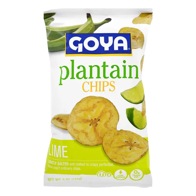 Plantain Chips Lime, 5 oz Bag