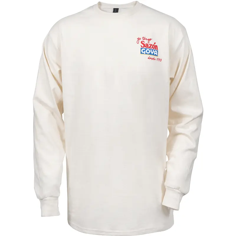 Sazon Long Sleeve Cotton T-shirt, Khaki