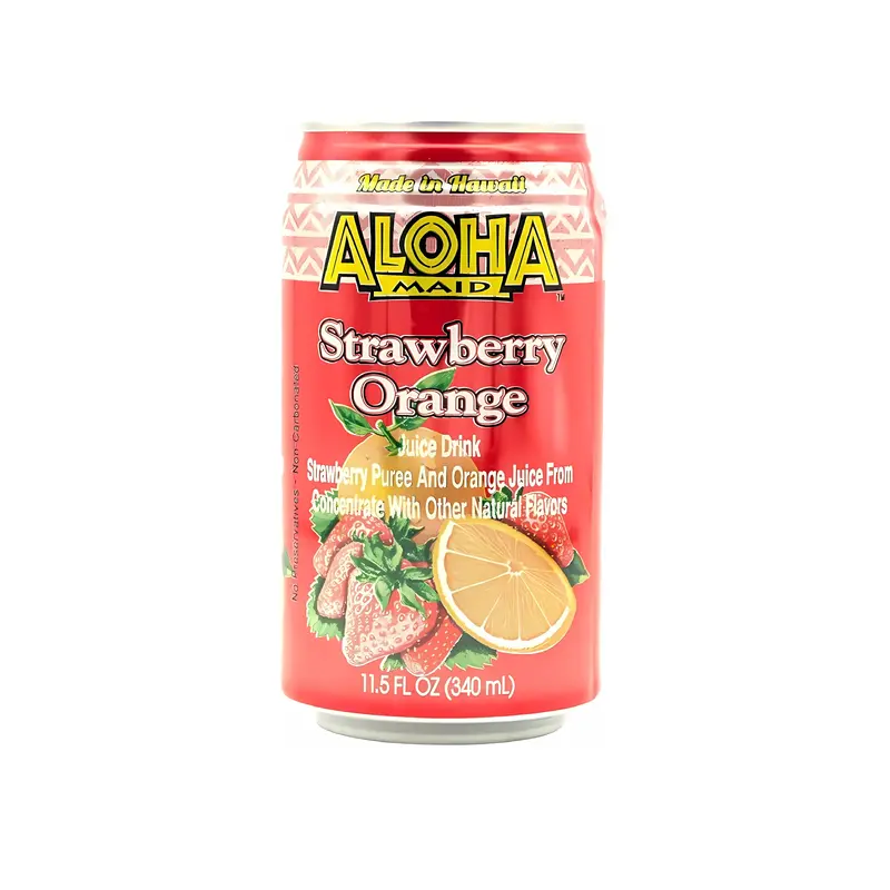 Aloha Maid Strawberry Orange Drink (Hawaii)