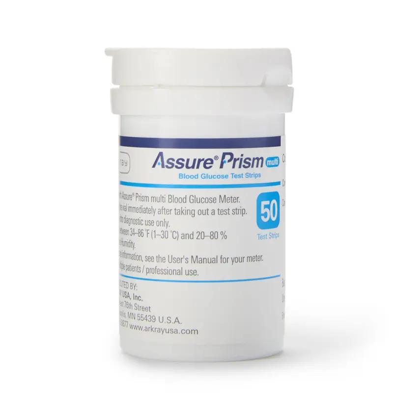 Arkray Assure Prism Multi Blood Glucose Test Strip, 50 Count/Box