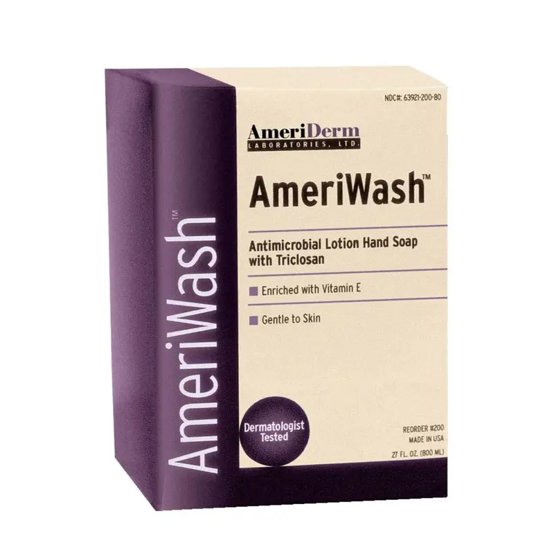 Ameriderm GentleWash Body Wash/Shampoo, Hypoallergenic, 8 oz