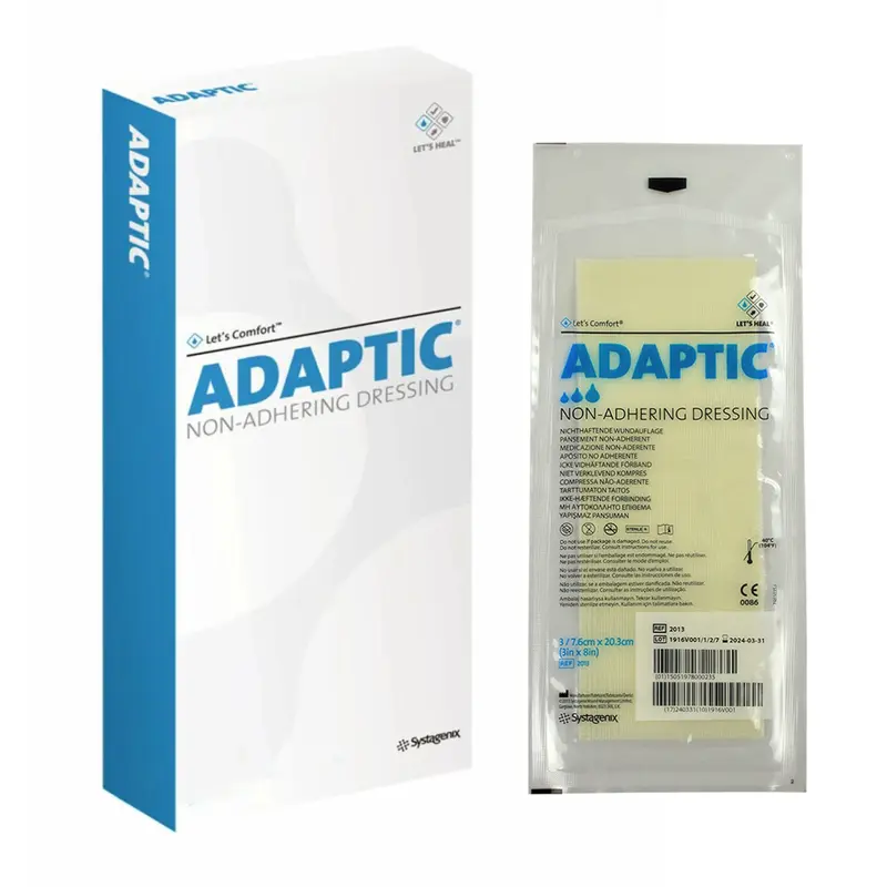 Adaptic Non-Adhering Dressing, 3s, 3" x 8"