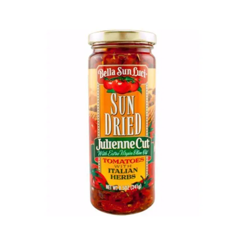 Bella Sun Luci Sun Dried Julienne Cut Tomatoes with Italian Herbs 8.5 oz