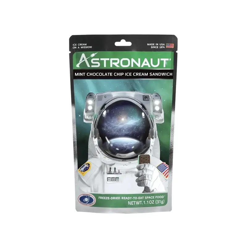 Astronaut Food Mint Chocolate Chip Ice Cream Sandwich (USA)
