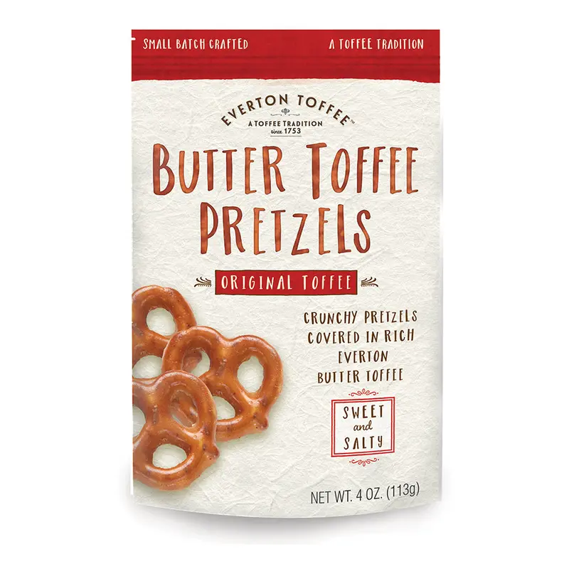 Everton Toffee Butter Toffee Pretzels 4 oz