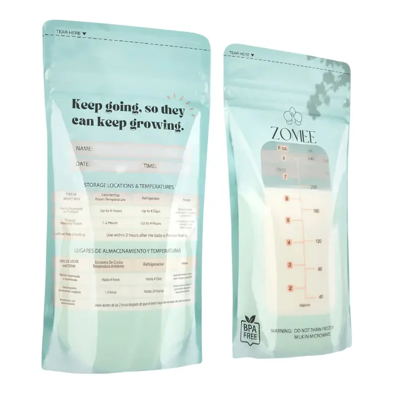 Zomee Milk Storage Bags, 100 Count