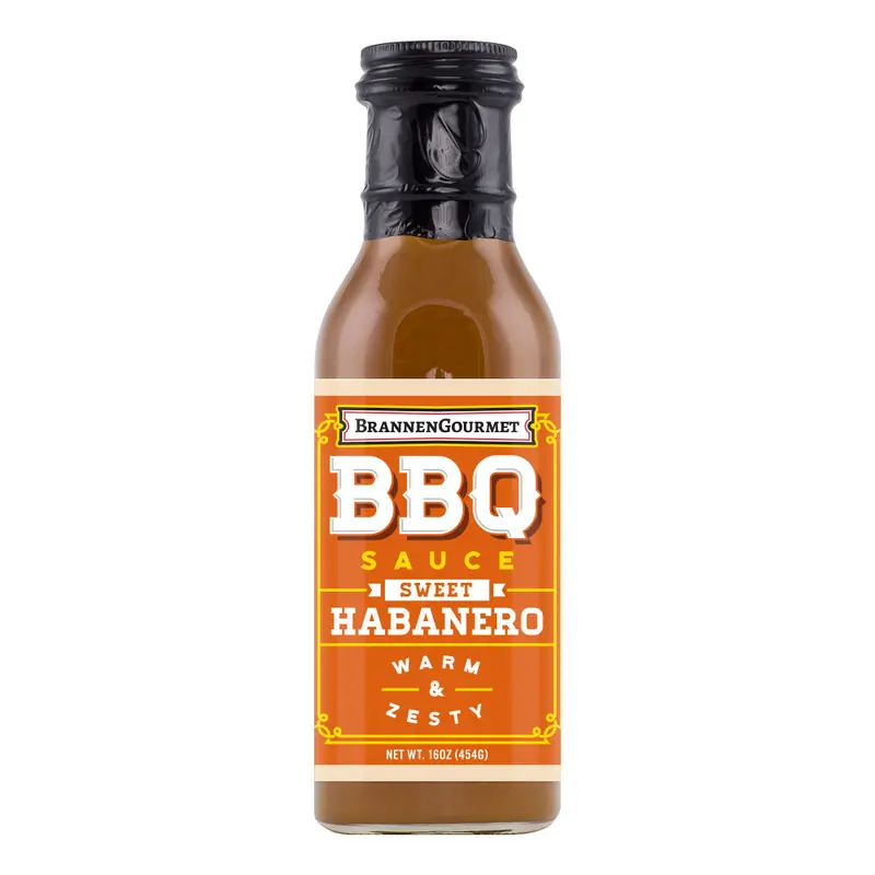 Brannen Gourmet Sweet Habanero BBQ Sauce 16 fl oz