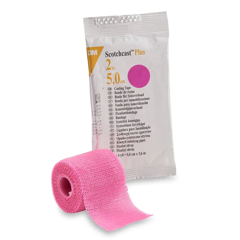3M Scotchcast Plus Bright Pink Cast Tape, 2 Inch x 12 Foot