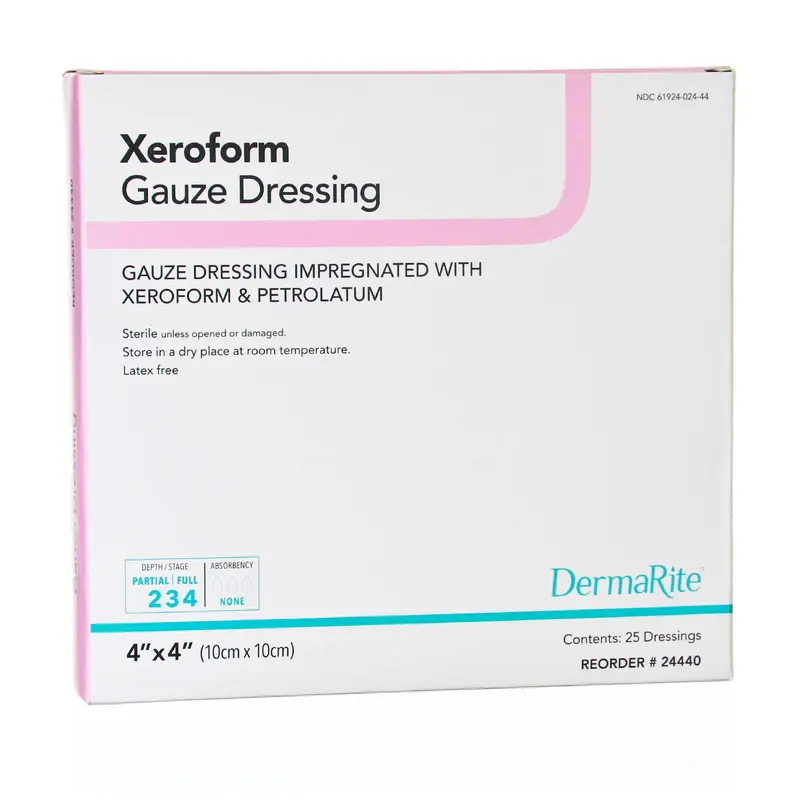 Xeroform Impregnated Dressing, 4 x 4 Inch
