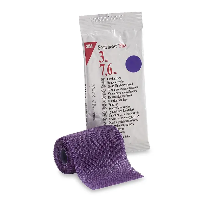 3M Scotchcast Plus Purple Cast Tape, 3 Inch x 12 Foot