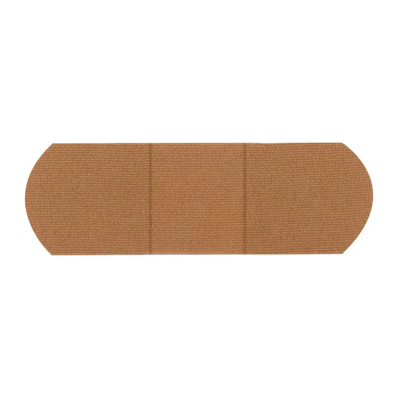 American White Cross First Aid Adhesive Strip Fabric Rectangle, Tan, Sterile, 3/4" x 3"