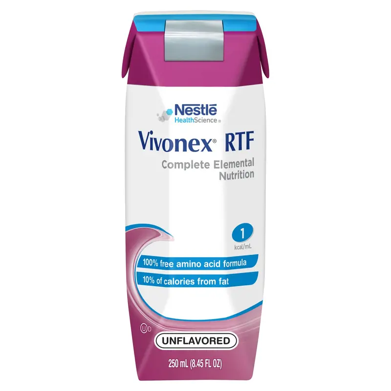Vivonex RTF Tube Feeding Formula, Adult, Gluten-Free, Kosher, Ready to Use, 8.45 oz