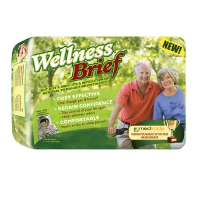 Wellness Brief Original Adult Diaper, Large 36" to 46" Waist