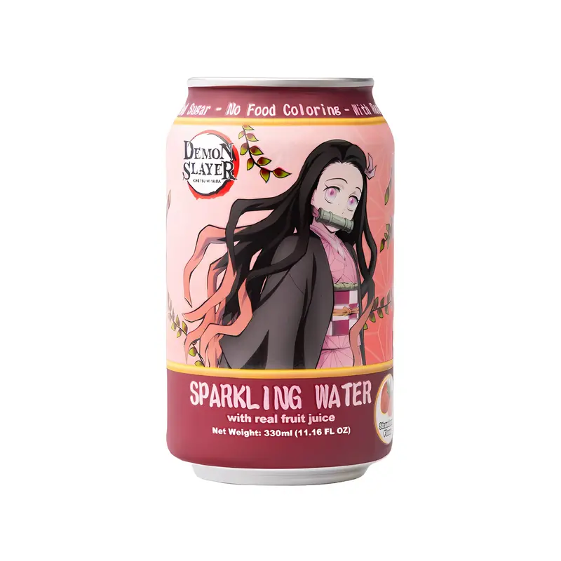 AnyYums Demon Slayer Sparkling Water Strawberry Flavor (USA)