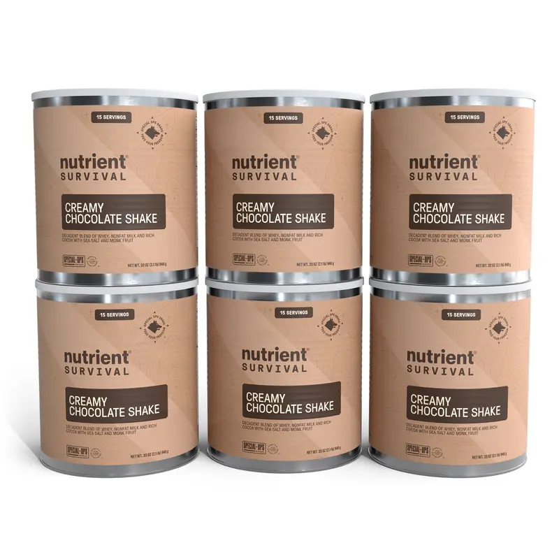 Whey Protein Powder - Chocolate 6 Cans