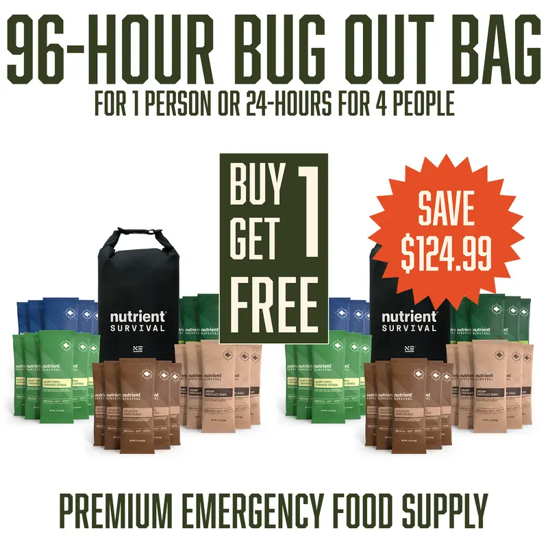 96-Hour Bug Out Bag BOGO Bundle