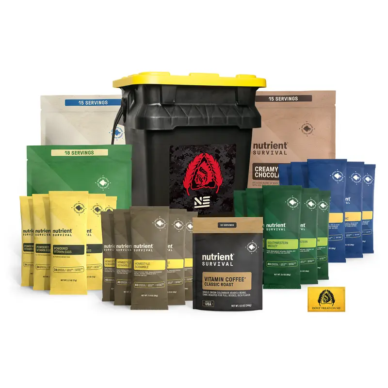 Black Scout Survival 10-Day Gadsden Emergency Food Kit