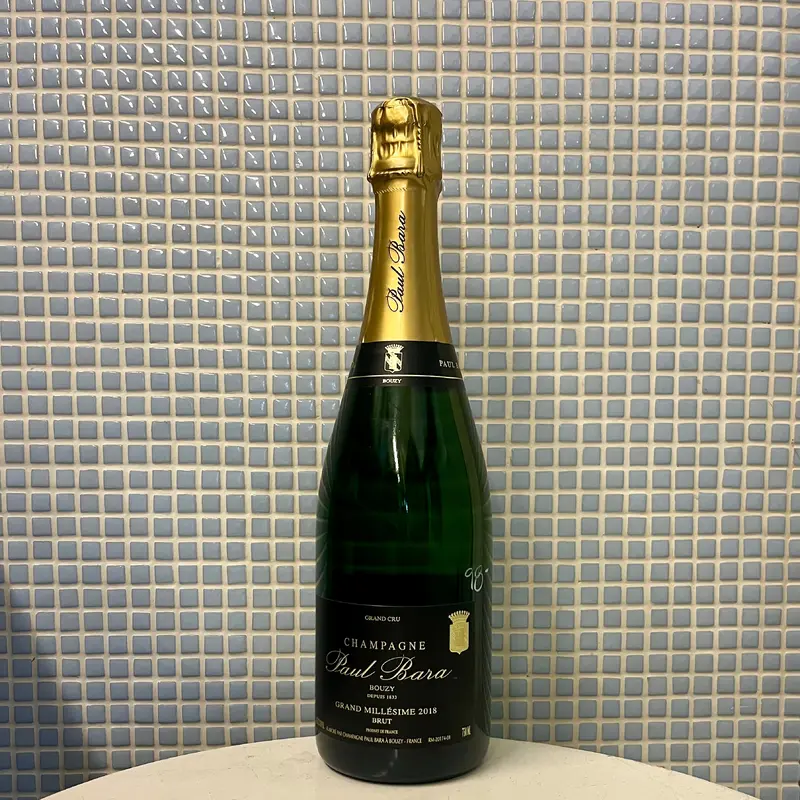 brut millesime grand cru paul bara '18
