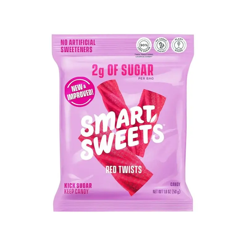 Smart Sweets Red Twists 50g (1.8 oz)