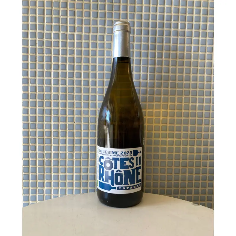 vignerons d'estezargues cotes du rhone taparas white