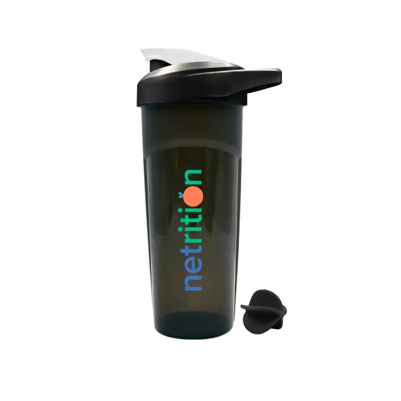 Shaker Bottle with Whisk Ball Blender by Netrition