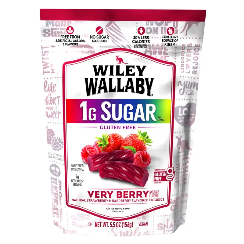 Wiley Wallaby Low Sugar Licorice 5.5 oz