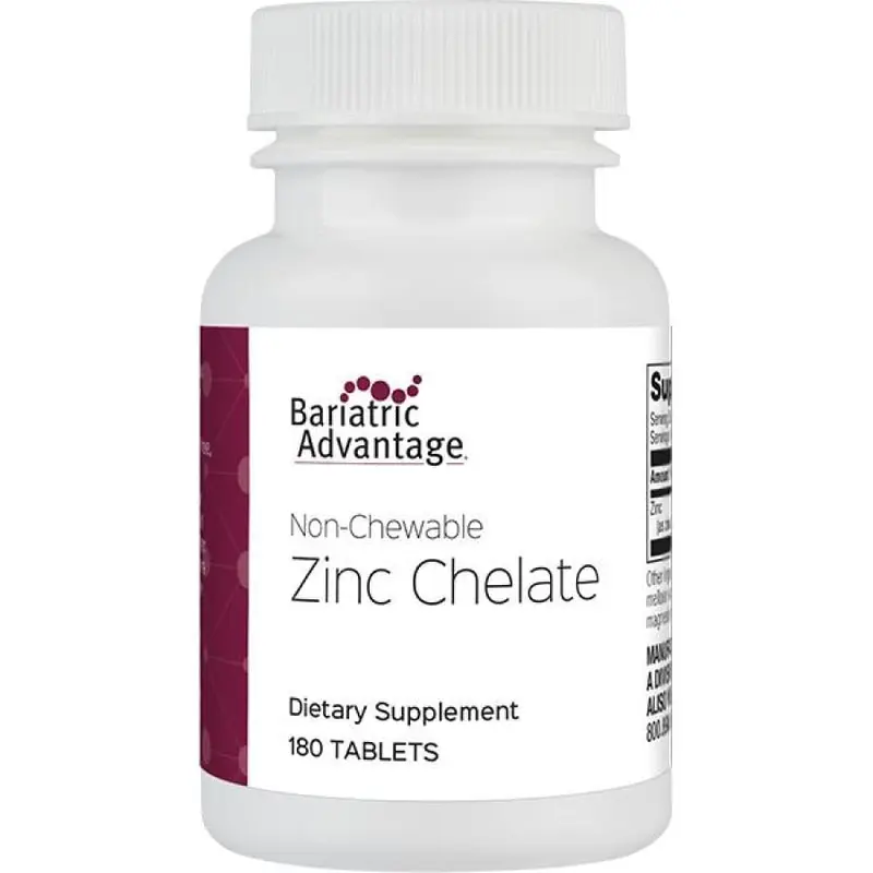 Bariatric Advantage  Non-Chewable 20mg Zinc Chelate