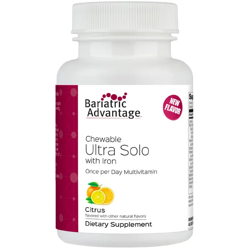 Bariatric Advantage Ultra Solo "One Per Day" Multivitamin Chewable with Iron