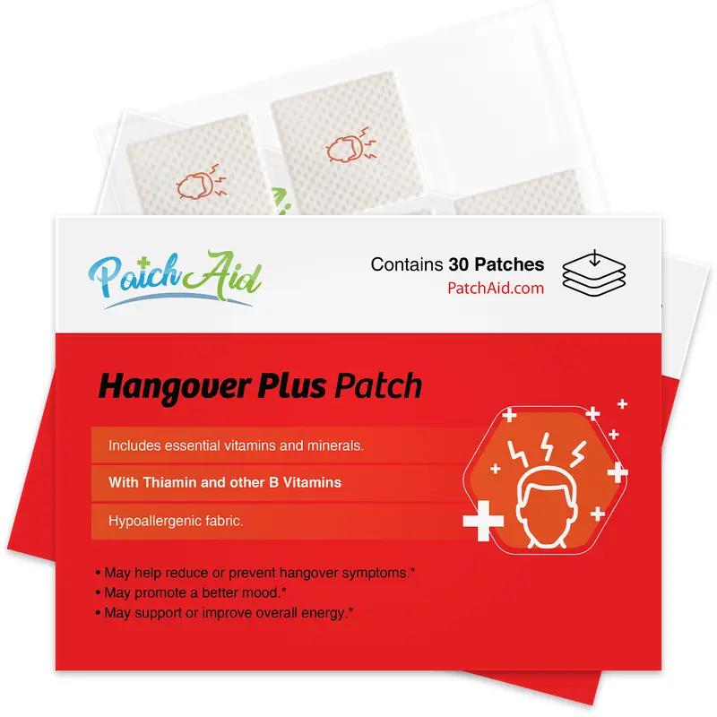 Hangover Plus Vitamin Patch by PatchAid