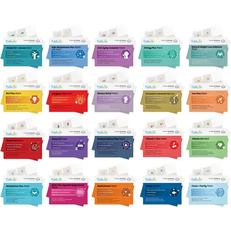 Super Mega Vitamin Patch Pack by PatchAid