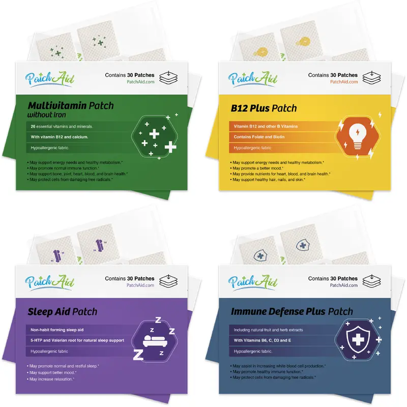 Superhero Vitamin Patch Pack by PatchAid