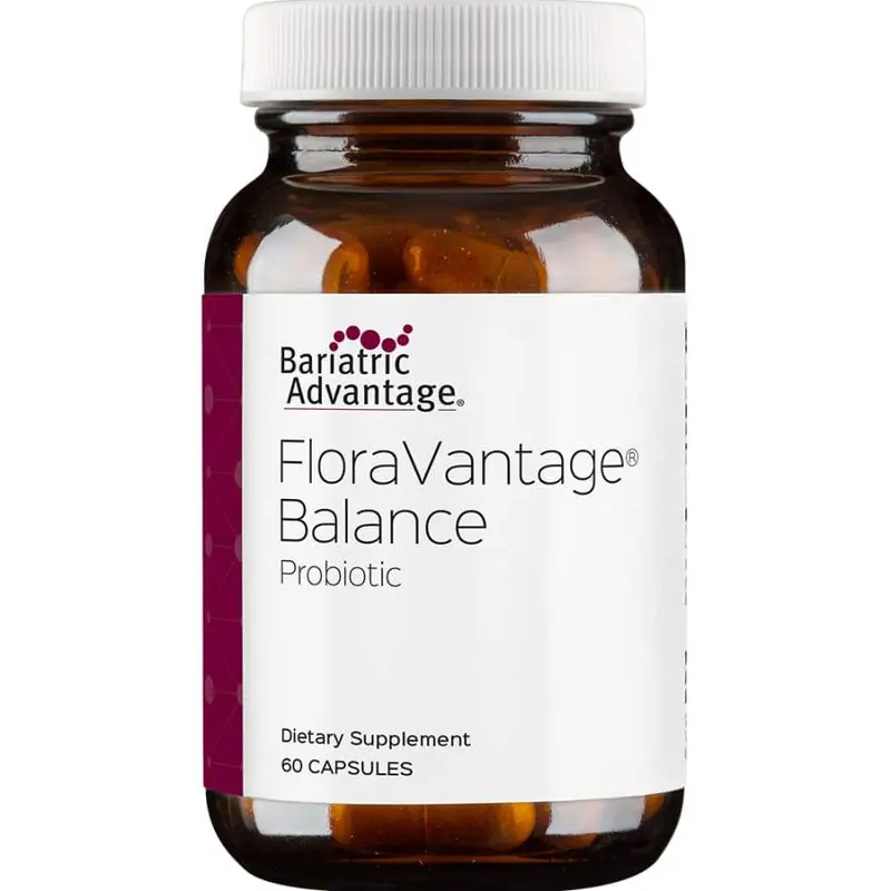 Bariatric Advantage FloraVantage Balance Probiotic 15 Billion CFU Capsules (60 Count)