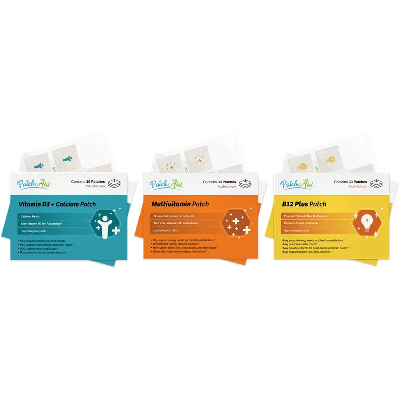 Gastric Band Vitamin Patch Pack by PatchAid