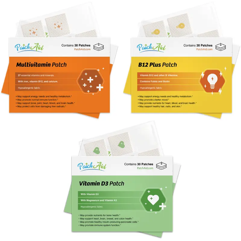 Gastric Sleeve Vitamin Patch Pack by PatchAid