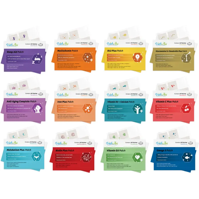 Mega Vitamin Patch Pack by PatchAid