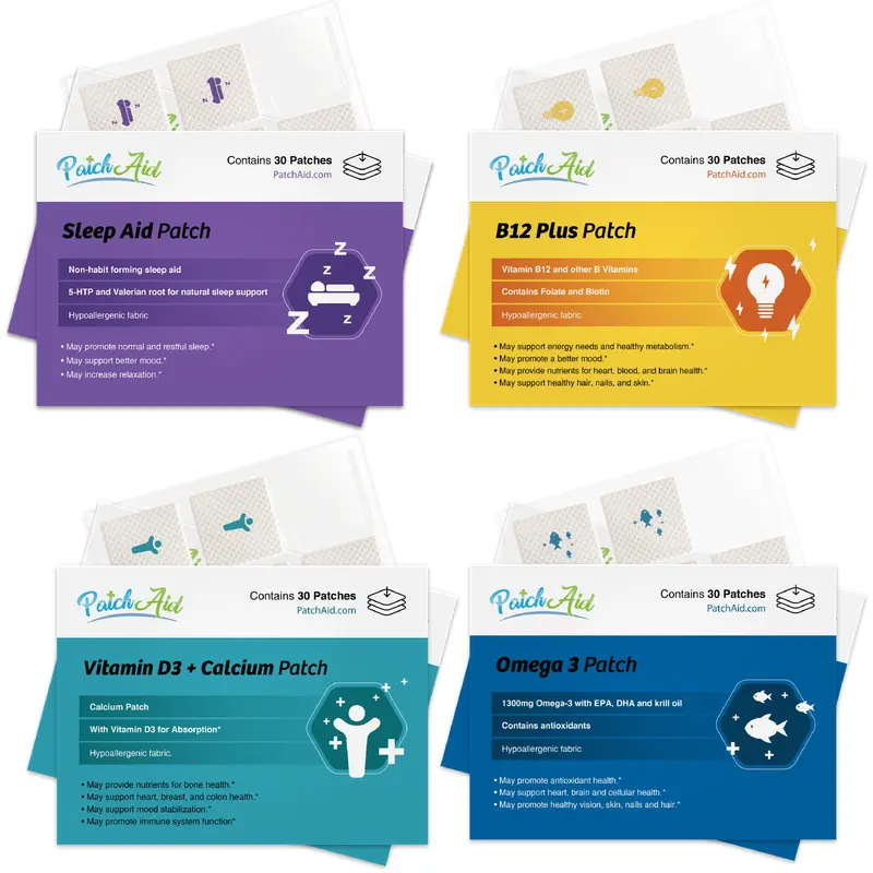 Mood Stabilizer Vitamin Patch Pack by PatchAid
