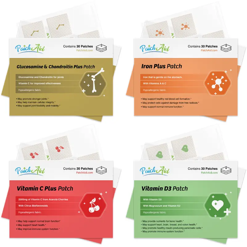 Weekend Warrior Vitamin Patch Pack by PatchAid