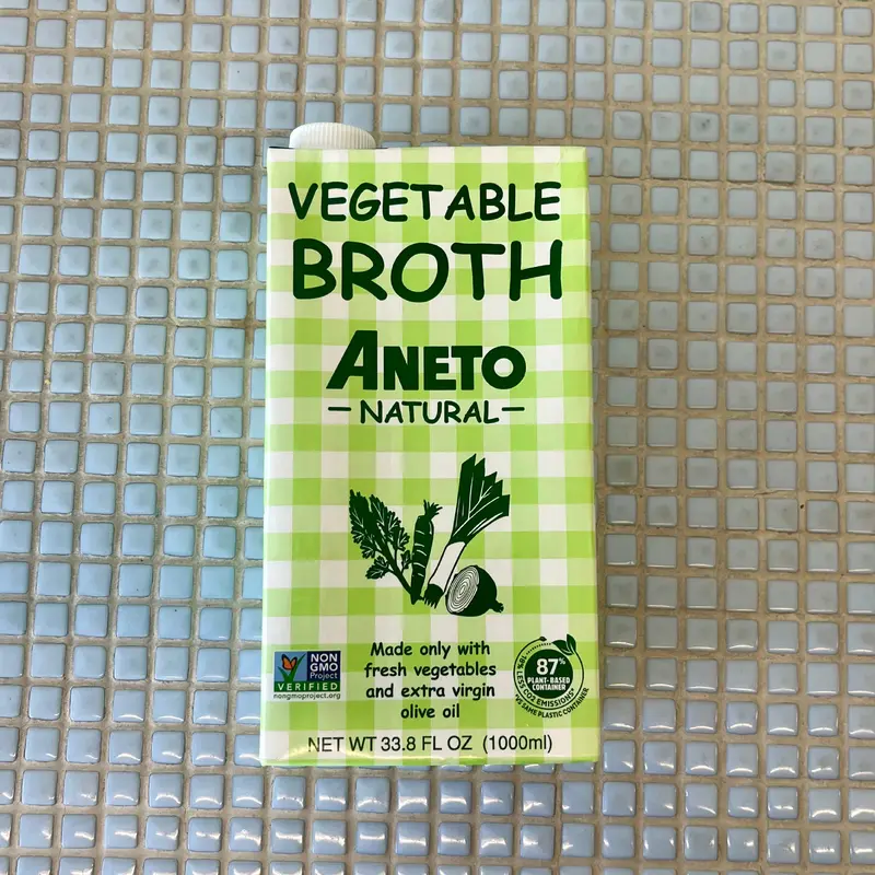 aneto natural vegetable broth