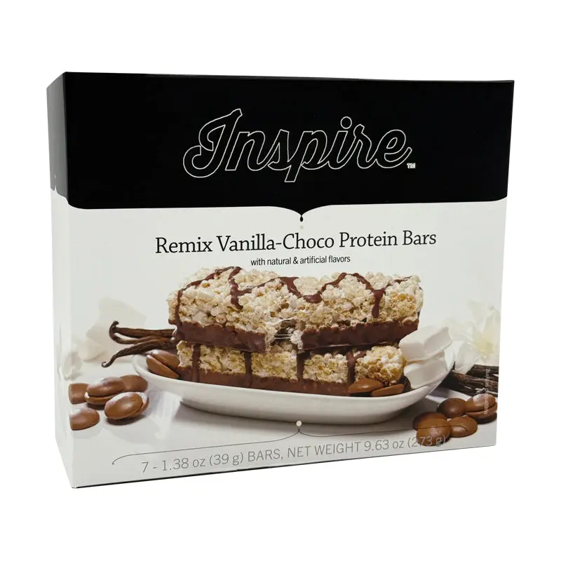 Inspire 15g Protein & Fiber Bars by Bariatric Eating - "Remix" Vanilla Choco